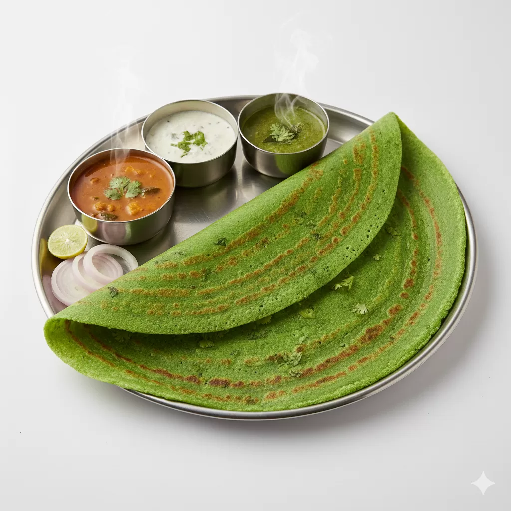 ગ્રીન સાદા ઢોસા